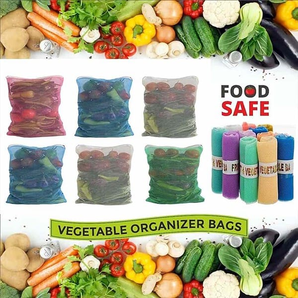 SIO Eco Friendly Produce Fridge Storage Bags Washable Reusable ziplock bags 6 2 - LXINDIA.COM