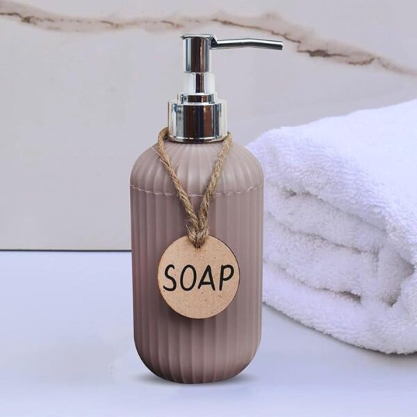 SKADIOO Liquid Soap Dispenser Sanitizer Dispenser Brown - LXINDIA.COM