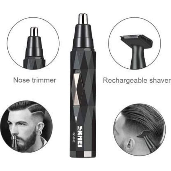 SKMEI Black 2 in 1 electric nose rechargeable hair trimmer Men Women3 - LXINDIA.COM