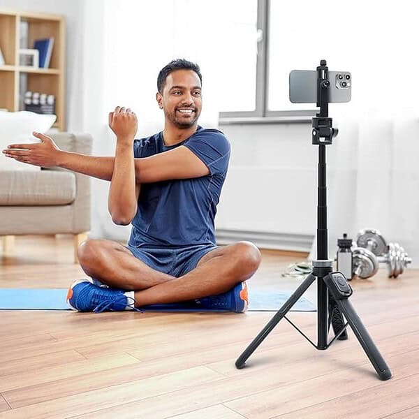 SKYVIK SIGNIPOD 2 in 1 62inch Selfie Stick Tripod Stand with Blutooth Remote3 - LXINDIA.COM