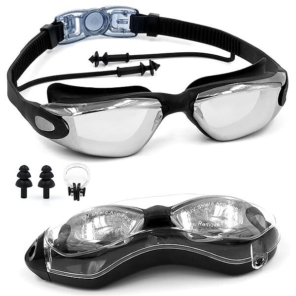 SLOVIC Black Swimming Goggles - LXINDIA.COM