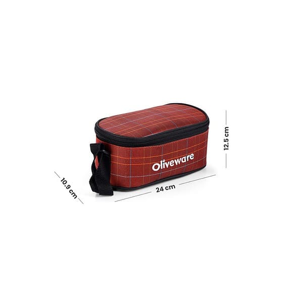 SOPL OLIVEWARE Milano Lunch Box Red a - LXINDIA.COM