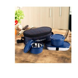 SOPL OLIVEWARE Milano Lunch BoxBlue a - LXINDIA.COM