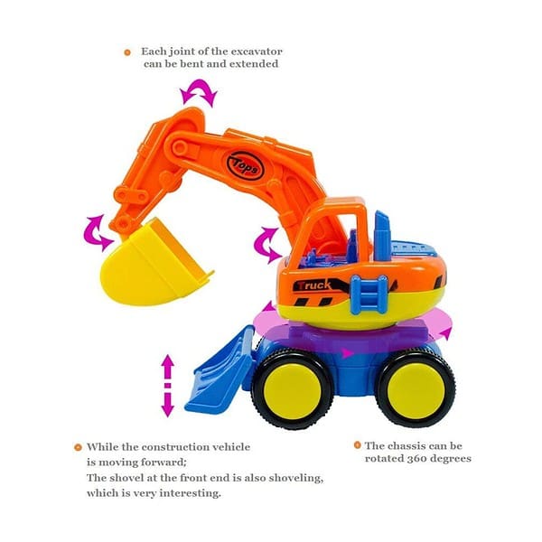 SPEN CANDELS Plastic Construction JCB set - LXINDIA.COM