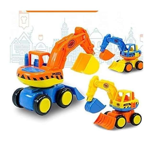 SPEN CANDELS Plastic Construction JCB set b - LXINDIA.COM