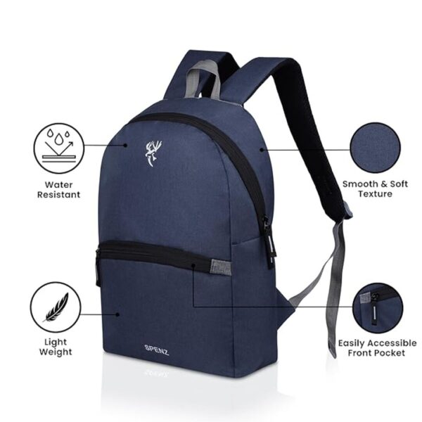 SPENZ BAGS Saffron Mini Laptop Bag School and College Backpack 2 - LXINDIA.COM