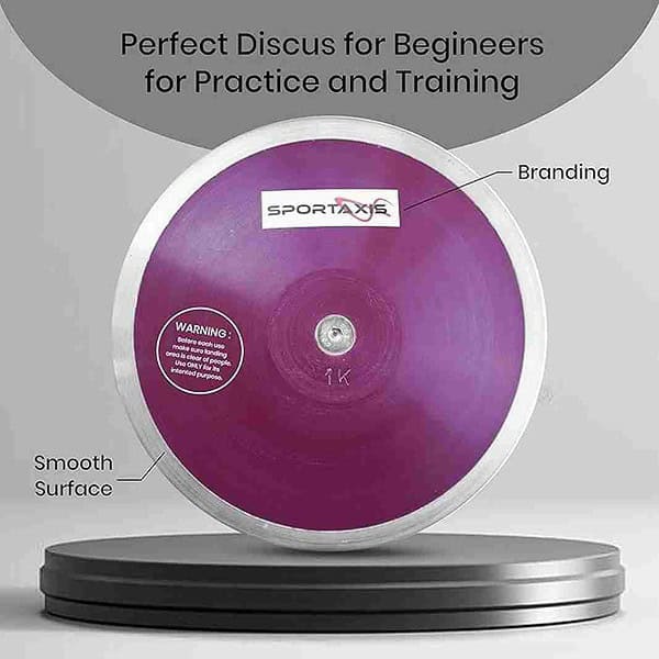 SPORTAXIS School Discus Throw Purple 1 KG 1 - LXINDIA.COM