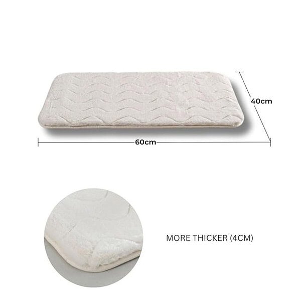 SPREAD SPAIN Memory Foam Igloo Floormat Soft Velvet Luxury Bath Mats 2 - LXINDIA.COM