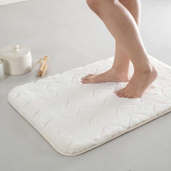 SPREAD SPAIN Memory Foam Igloo Floormat Soft Velvet Luxury Bath Mats - LXINDIA.COM