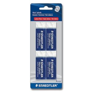 STAEDTLER Mars Plastic Vinyl Eraser White1 - LXINDIA.COM