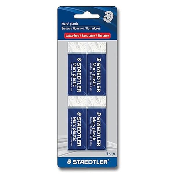 STAEDTLER Mars Plastic Vinyl Eraser White1 - LXINDIA.COM