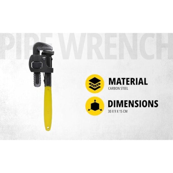 STANLEY 12Inch 300 mm Stilson Type Pipe Wrench1 - LXINDIA.COM