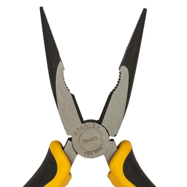 STANLEY 6inch Sturdy Steel Long Nose Plier Double Color Sleeve 2 - LXINDIA.COM