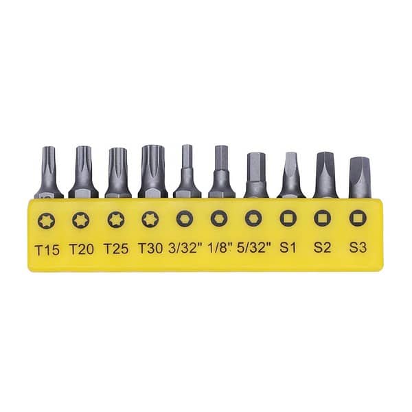 STANLEY Insert Bit Chrome Vanadium Screwdriver Set2 - LXINDIA.COM