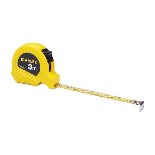 STANLEY STHT36125 812 3 Meter Plastic Short Measuring Tape - LXINDIA.COM