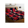 STARNSTYLE Polycotton Blue and Red Floral Printed King Size Bedsheet - LXINDIA.COM