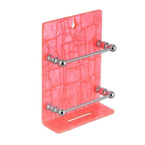 STIMULUS Acrylic Pink Mobile Phone Stand for Wall Set of 3 pcs 1 - LXINDIA.COM