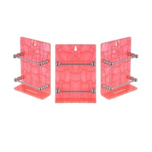 STIMULUS Acrylic Pink Mobile Phone Stand for Wall Set of 3 pcs - LXINDIA.COM