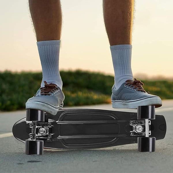 STRAUSS Cruiser PW Skateboard 22 X 6 InchBlack 2 - LXINDIA.COM