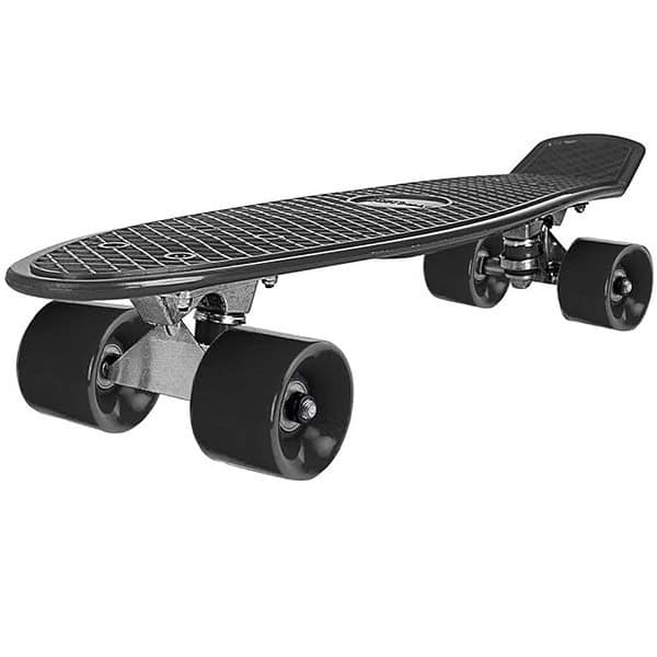 STRAUSS Cruiser PW Skateboard 22 X 6 InchBlack - LXINDIA.COM