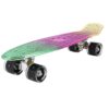 STRAUSS Fibreglass Cruiser Skateboard 22 X 6 Inch Green Pink Yellow - LXINDIA.COM