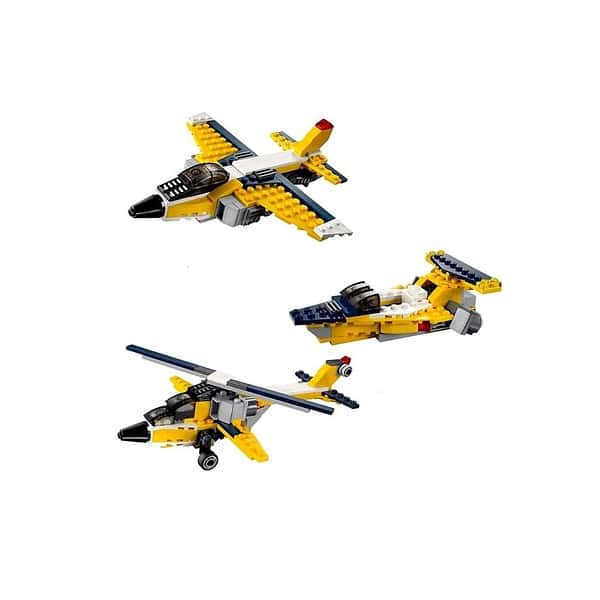 SUPER TOY 3in1 Aeroplane Helicopter Building Blocks - LXINDIA.COM