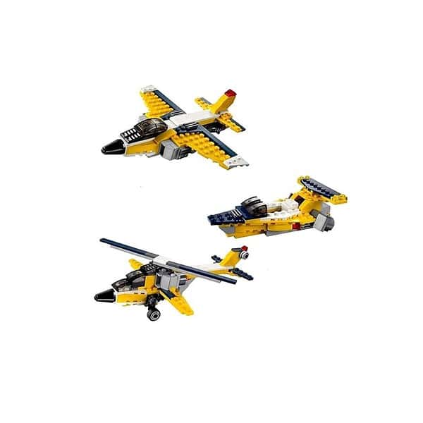 SUPER TOY 3in1 Aeroplane Helicopter Building Blocks Helicopter - LXINDIA.COM