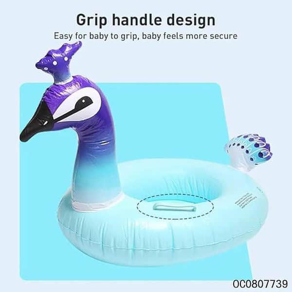 SUPER TOY Inflatable Swimming Tube Pool Float Swim Ring 70 CM 1 - LXINDIA.COM