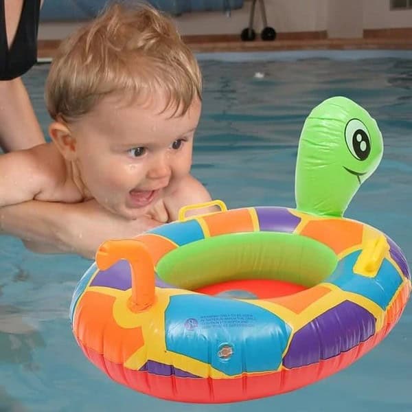 SUPER TOY Inflatable Swimming Tube Pool Float Swim Ring for Kids 2 - LXINDIA.COM