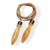 Sahni Sports Skipping Jumping Rope LEATHER ROPE WOODEN HANDLE - LXINDIA.COM