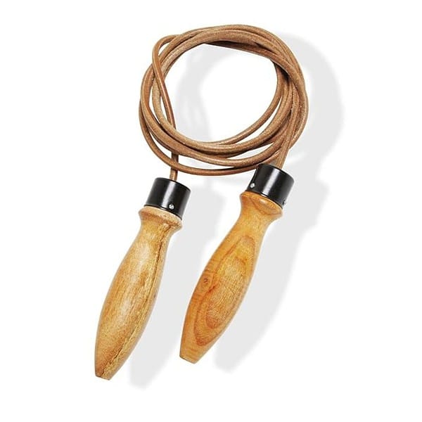 Sahni Sports Skipping Jumping Rope LEATHER ROPE WOODEN HANDLE - LXINDIA.COM