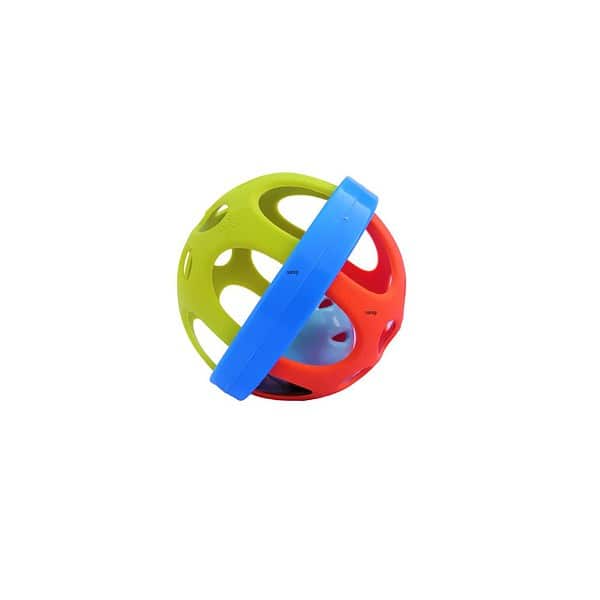 Samip Baby Teether Ball Biggii Ball Colourful Rattle Toy - LXINDIA.COM