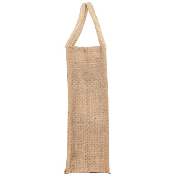 Sangra Multicolor Jute Lunch Bag with Zip and Handle adventure 2 - LXINDIA.COM