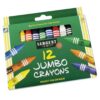 Sargent Art 55 0912 Large Crayon 12 Count - LXINDIA.COM