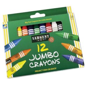 Sargent Art 55 0912 Large Crayon 12 Count - LXINDIA.COM