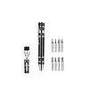 Screwdriver set 8 in 1 Aluminum Alloy Screw Driver Tool Set KitC - LXINDIA.COM