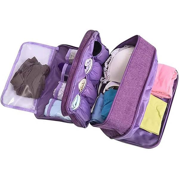 Seagull flight of fashion Polyester 3 Layer Lingerie Organizer Bag 3 - LXINDIA.COM