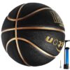 Senston Basketball 29.5 Leather Basketbal Size 7 Black - LXINDIA.COM