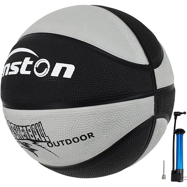 Senston Basketball 29.5 Leather Basketbal Size 7 Grey - LXINDIA.COM