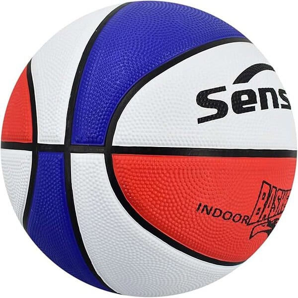 Senston Basketball 29.5 Leather Basketbal Size 7 Red Blue 2 - LXINDIA.COM