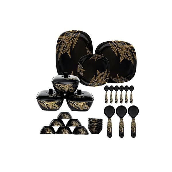 Serve n Style Melamine Dinner Set Pack 40 Pieces - LXINDIA.COM