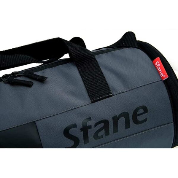 Sfane Polyester 23cms Gym Bag Grey 2 - LXINDIA.COM