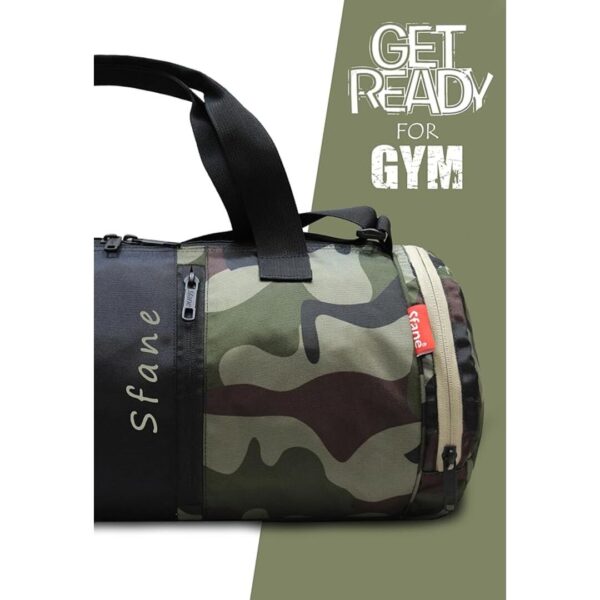 Sfane Polyester Army Black Gym Bag 2 - LXINDIA.COM