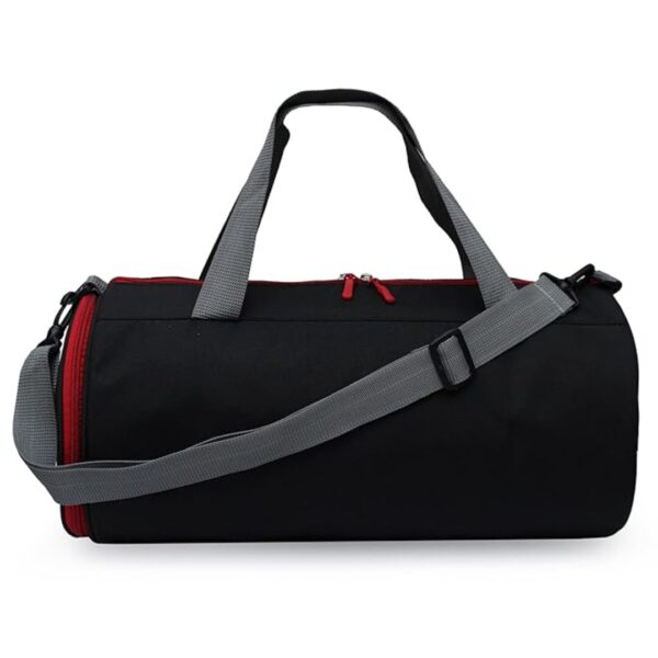 Sfane Trendy Gym Bag Black Red 1 - LXINDIA.COM