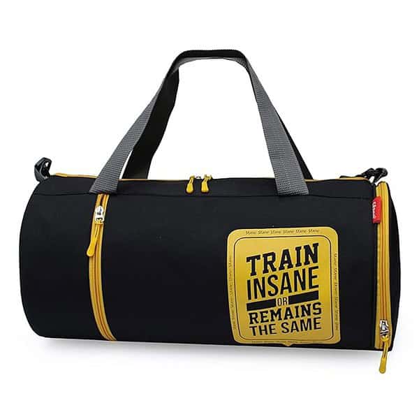 Sfane Trendy Neon Gym Bag Yellow 2 - LXINDIA.COM