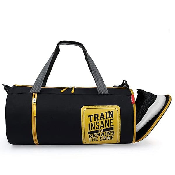 Sfane Trendy Neon Gym Bag Yellow - LXINDIA.COM