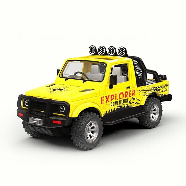 Sheel New Adventure Explorer Open Ranger Jeep yellow 1 - LXINDIA.COM