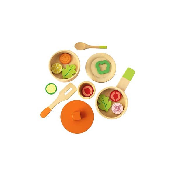 Shumee Wooden Kitchen Set for Lil Chef 16 Pieces - LXINDIA.COM