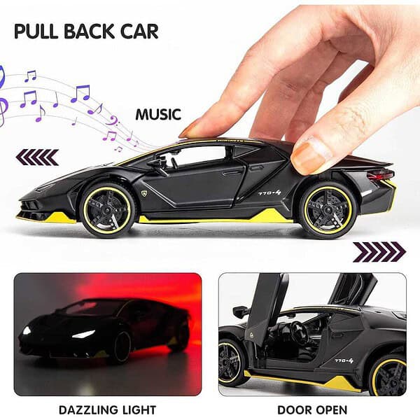 Sky Tech Lamborghini Car Toy Die cast Metal Car A - LXINDIA.COM