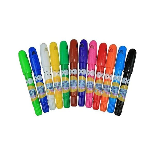 Smily Kiddos Multi Colour Silky Crayons Pack of 121 - LXINDIA.COM